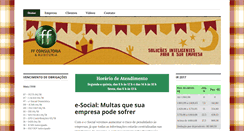 Desktop Screenshot of ff-consultoria.com